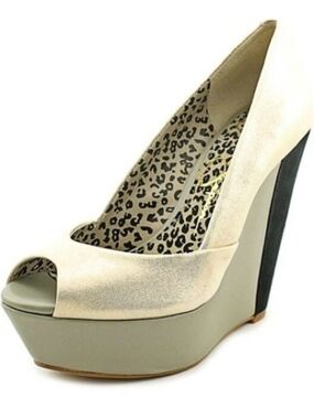 Jessica Simpson "Leelo" Platform Wedge Wmns Sz 9.5
